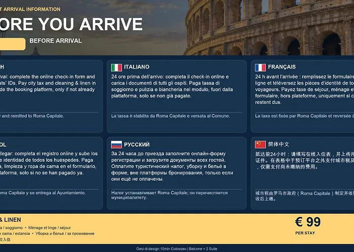 Modern Deluxe 2 - 15min Colosseum & Metro 5min - Ac, Wifi * Róma